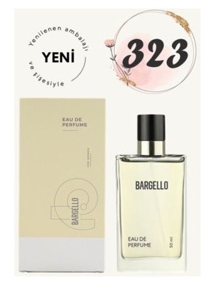 Bargello 323 Kadın 50 ml EDP Parfüm Çiçeksi Koku ile Şık Hediye Seçeneği