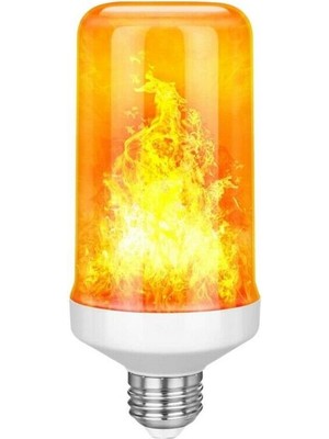 Full Reyon 3 Işık Modlu, Alev Efektli, 5 Watt, E27 Duy LED Ampul, Alev Efektli Çok Kaliteli Birinci Sınıf Ampul