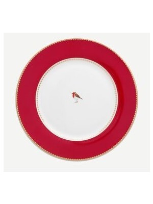 Pip Studio Love Birds Tabak 26,5 Cm, Kırmızı