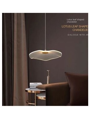 Burenze Luxury Exclusive Tekli Sarkıt LED Avize Jellyfish Gold Sarı Ledli Avize