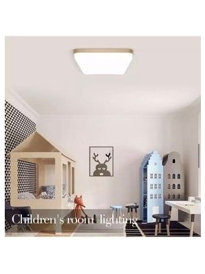 Lux Home Büyük Boy 24W Modern Tavana Sıfır Kare Plafonyer LED Avize Panel Light 6500K Cold White