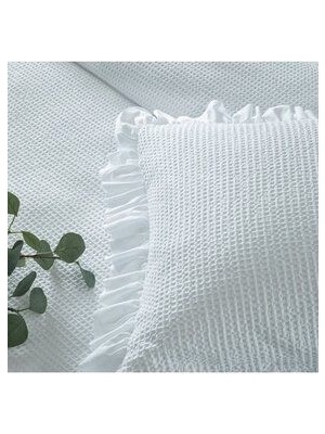 Linens Bsp Çift Kişilik Yatak Örtüsü Takımı Beyaz