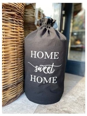 Bagand Siyah Damacana Kılıfı Koku Yapmaz Home Sweat Home Baskılı 1 Adet