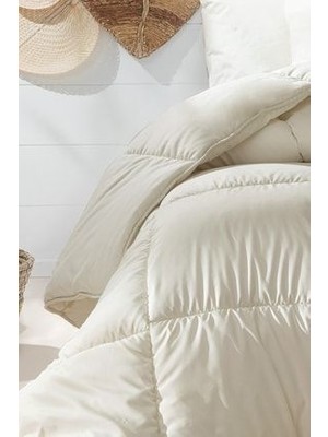 Yataş Bedding Macaron Tek Kişilik  Yorgan - Yastık Set - Krem