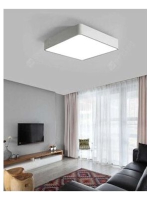 Kare Tavana Sıfır LED Plofenyer Avize Armatür Banyo Tuvalet Balkon LED Glop Armatürü Beyaz Işık