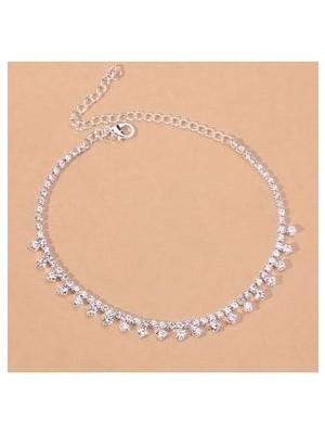 Bahels Trend Kristal Taşlı Rhinestone Halhal