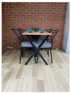 Bambeds Mobilya Masa Takımı, Yemek Masası, Mutfak Masası, Balkon Masası - 60X120