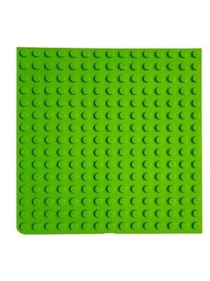 Creative Games Yapı Blokları Yeşil Zemin 24,5 x 24,5 CM Dplo Blok Uyumlu