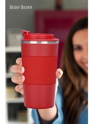 Sedef Silver Kişiye Özel Isim Yazılabilir Hediyelik Isimli 500 ml Paslanmaz Çelik Termos Bardak Mug
