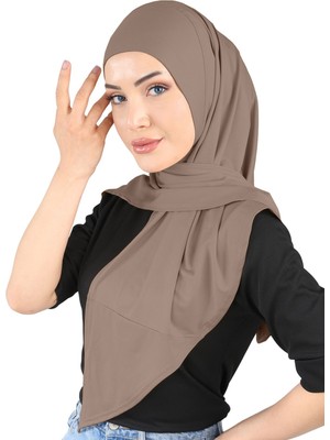 Ecardin Micro Scarfs Hijab - St 208 Koyu Vizon