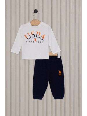 U.S. Polo Assn. Beyaz Erkek Bebek Takım