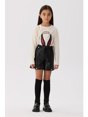 Iceberg Bg Store Kız Çocuk Siyah Şort