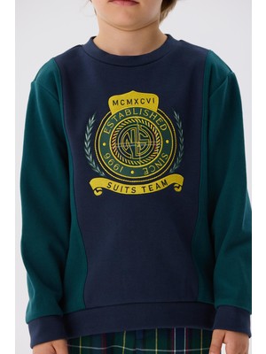 Nebbati Bg Store Erkek Çocuk Lacivert Sweatshirt