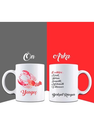 Ejoya Kişiye Özel Yengeç Burcu Kupa Bardak 85937