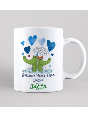 Ejoya Kişiye Özel Aşkımıza Nazar Değmez Kupa Bardak 80506