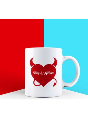 Ejoya Kişiye Özel Aşk Şeytanı Kupa Bardak 85834