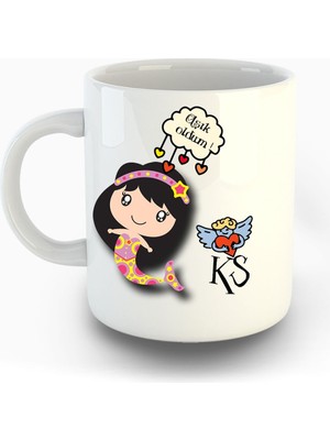 Ejoya Kişiye Özel Aşkım Oldum Temalı Kupa Bardak 80722