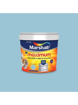 Marshall Kuğu Gölü 2,5 Litre Maximum Su Bazlı Silikonlu Ipek Mat Iç Cephe Boyası (MARSHALL.5309483)