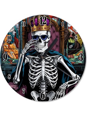 Tablomega Iskelet Şef Desenli Duvar Saati