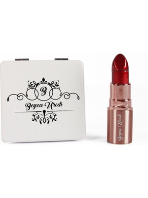 Ejoya Kişiye Özel Ayna & Ruj Çakmak Kozmetik Hediye Seti 87870