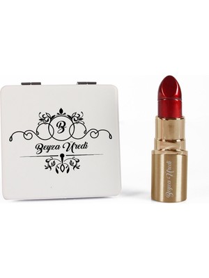 Ejoya Kişiye Özel Ayna & Ruj Çakmak Kozmetik Hediye Seti 87868