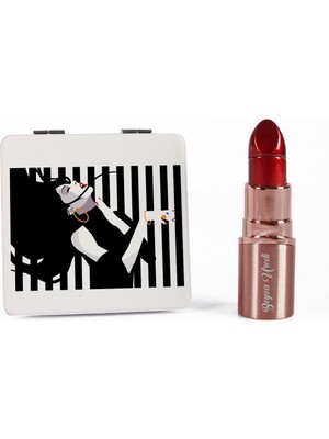 Ejoya Kişiye Özel Ayna & Ruj Çakmak Kozmetik Hediye Seti 87867