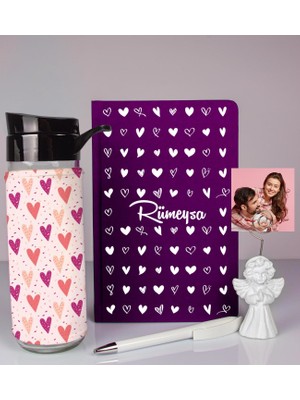 Ejoya Kişiye Özel Defter Kalem Matara ve Fotoğraflı Notluk  93549