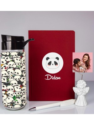 Ejoya Kişiye Özel Defter Kalem Matara ve Fotoğraflı Notluk  93560