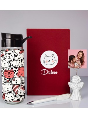Ejoya Kişiye Özel Defter Kalem Matara ve Fotoğraflı Notluk  93536