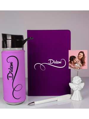 Ejoya Kişiye Özel Defter Kalem Matara ve Fotoğraflı Notluk  93557