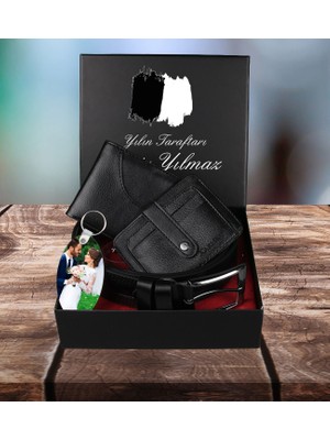 Ejoya Taraftara Özel Cüzdan Kartlık Kemer ve Fotoğraflı Anahtarlık Erkek  94454