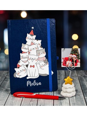 Ejoya Yeni Yıla Özel Defter Kalem ve Fotoğraflı Çam Ağacı Notluk  91092