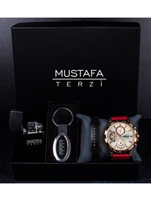 Ejoya Kişiye Özel Kutusunda Zippo Model Çakmak Anahtarlık Bileklik ve Saat Erkek  89755