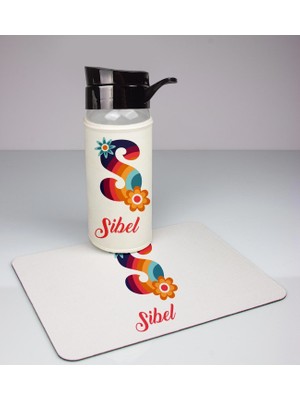 Ejoya Kişiye Özel Tasarım Cam Matara ve Mousepad Ofis  94389