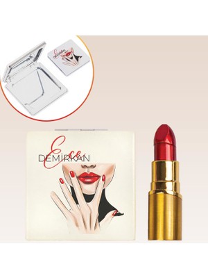 Ejoya Kişiye Özel Ayna & Ruj Çakmak Kozmetik  110979