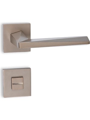 Soho Pyramid Serisi Kapı Kolu Seti Köşeli Rozetli