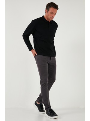 Buratti Streç Pamuklu Regular Fit Normal Bel Düz Paça Pantolon Erkek Pantolon 674002