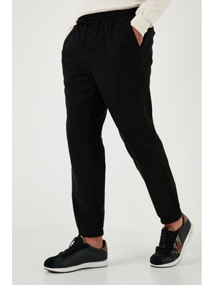 Buratti Streç Pamuklu Regular Fit Lastikli Paça Jogger Pantolon Erkek Pantolon 674004