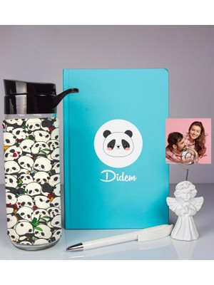 Ejoya Kişiye Özel Defter Kalem Matara ve Fotoğraflı Notluk  93562