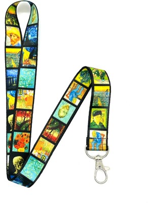 Sağlıkçı Shopping Ressam Karışık Tablo Temalı Boyun İpi Kart Askısı