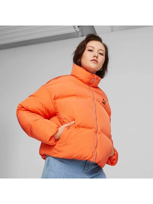 Puma Kadın Turuncu Puma Classics Oversized Puffer Turuncu Kadın Mont