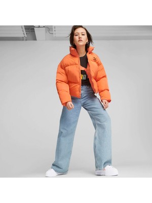 Puma Kadın Turuncu Puma Classics Oversized Puffer Turuncu Kadın Mont