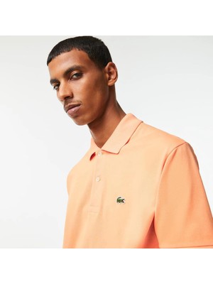 Lacoste Erkek Polo T-Shirt Turuncu Klasik Fit