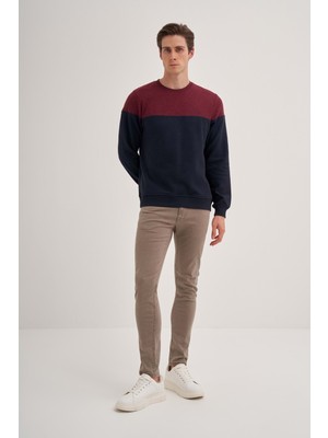 Caz 5622 Selanık Sweat - Cazador - 24KCEEO05622 - Bordo Melanj - M