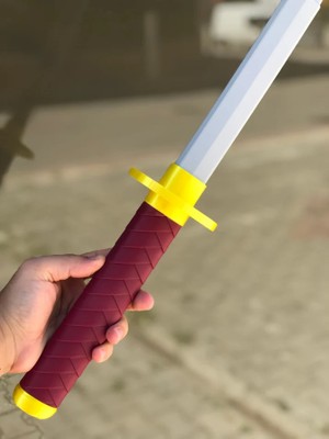 Alfapazar Jujutsu Kaisen Katana Sword Kılıç 90 cm Katlanabilir Sağlam Plastik Açılıp Kapanabilen Katana