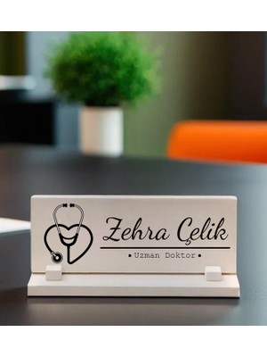 Giftali Kişiye Özel Doktor Temalı Masaüstü Taş Isimlik 