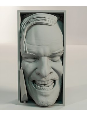 3d Layer Craft Shining Jack Torrance Kitap Dekoru Raf, Masa Dekoru