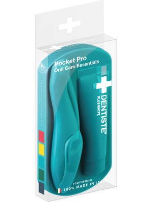 Dentiste Pocket Pro Susuz Fırçalama Seyahat Seti - Mavi