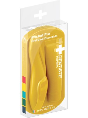 Dentiste Pocket Pro Susuz Fırçalama Seyahat Seti - Sarı