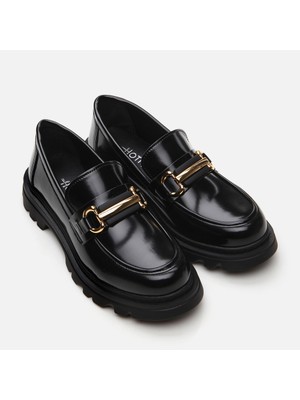 Hotiç 01AYH297650A100 SIYAH Kadın Loafer